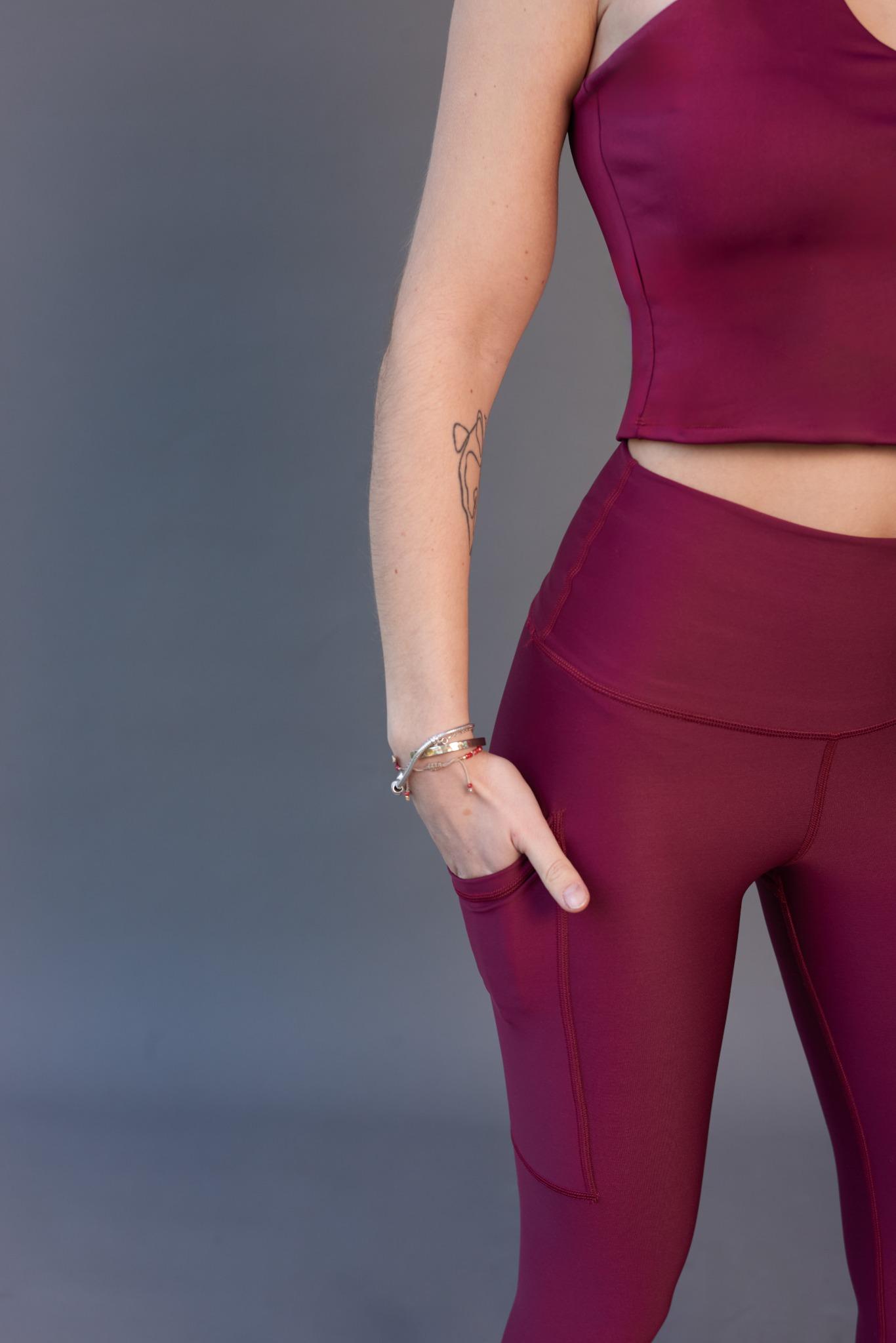 Leggins Calza Uva Morada Larga