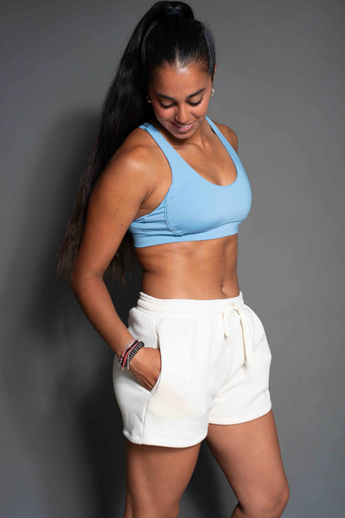 Peto Mujer Cross Back Soul Celeste