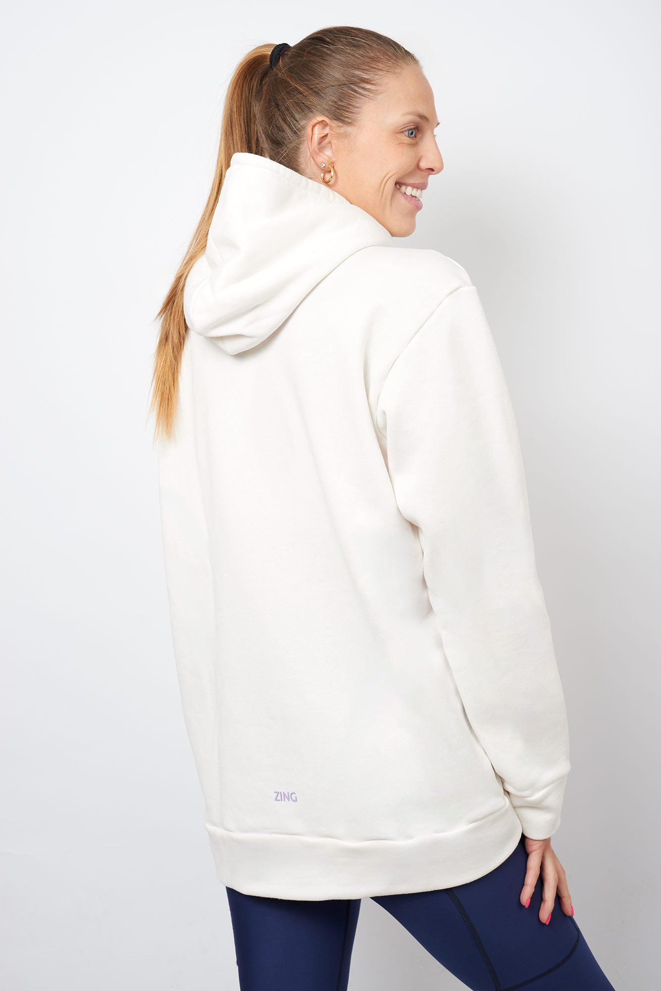 Poleron Hoodie Oversize Crudo