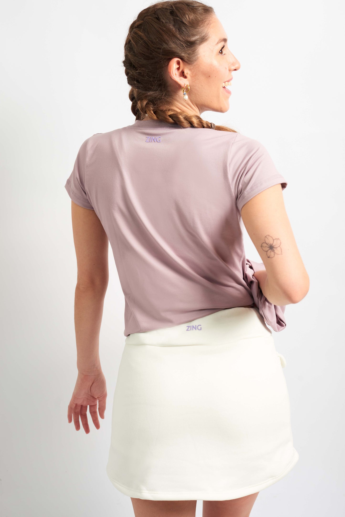 Falda Deportiva con Short Crudo