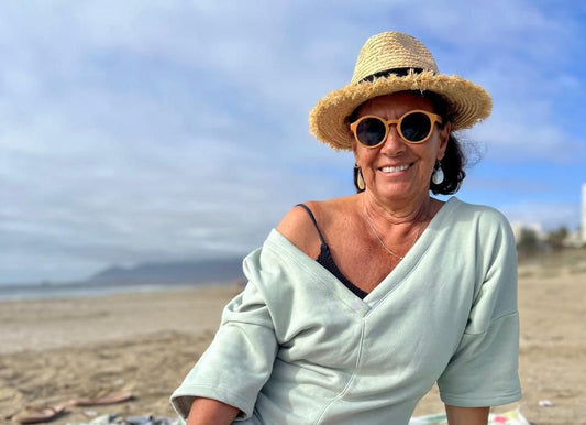 Anita Saavedra, siempre en movimiento
