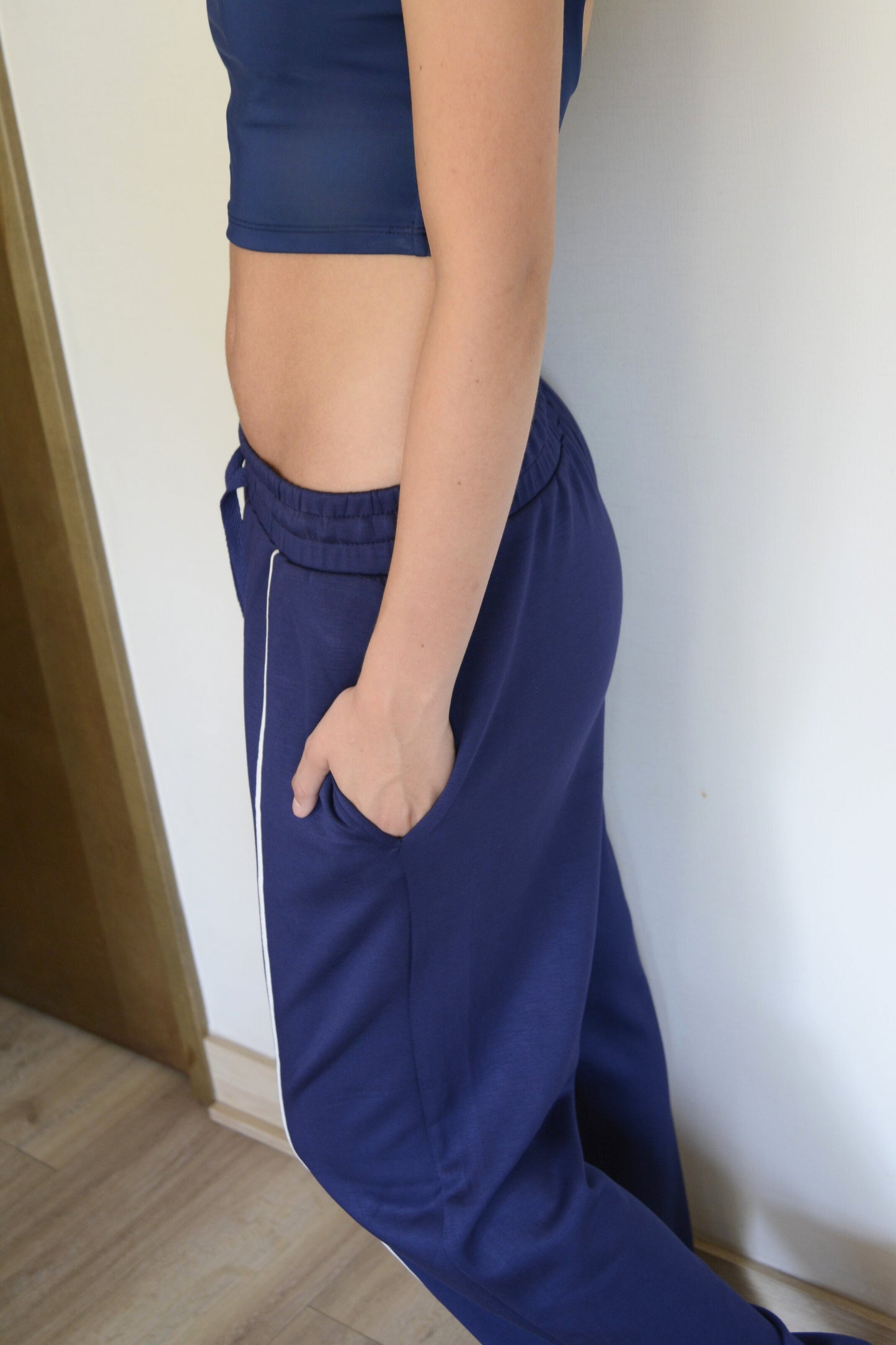 Pantalón de buzo Azul Navy tela soft