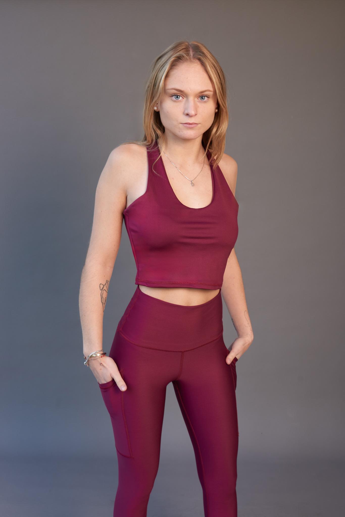 Leggins Calza Uva Morada Larga
