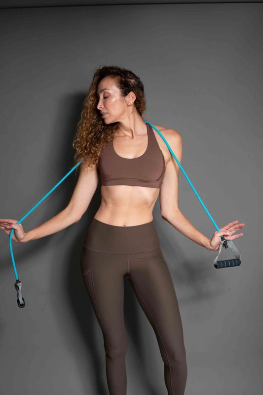 Peto Mujer Cross Back Soul Moka