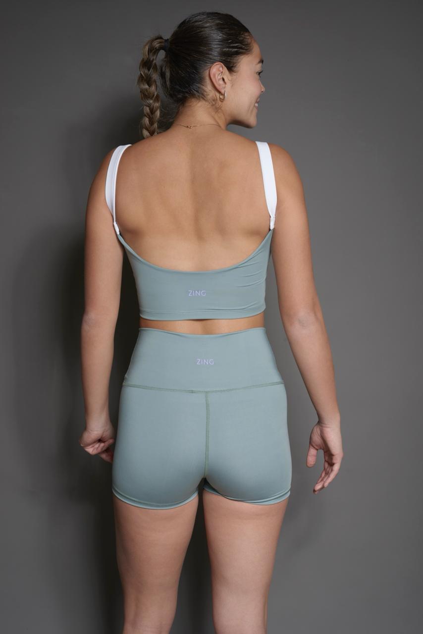 Calza corta tiro alto Soul Verde Jade