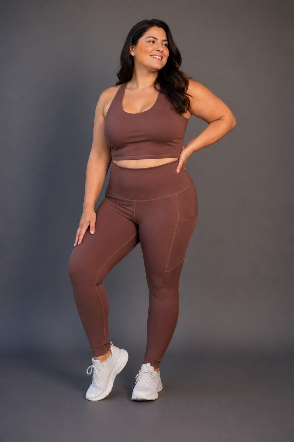 Leggins Calza Café Moka  Larga