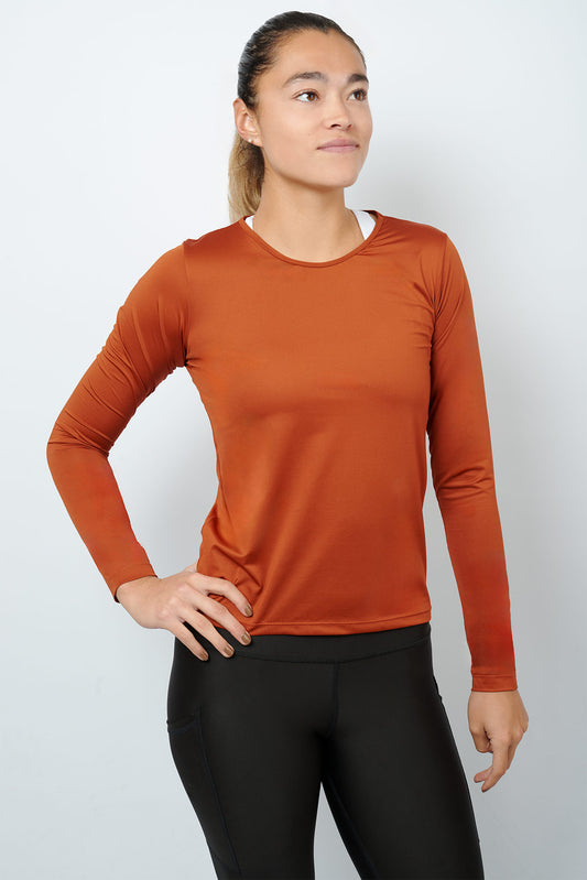 Camiseta manga larga mocca