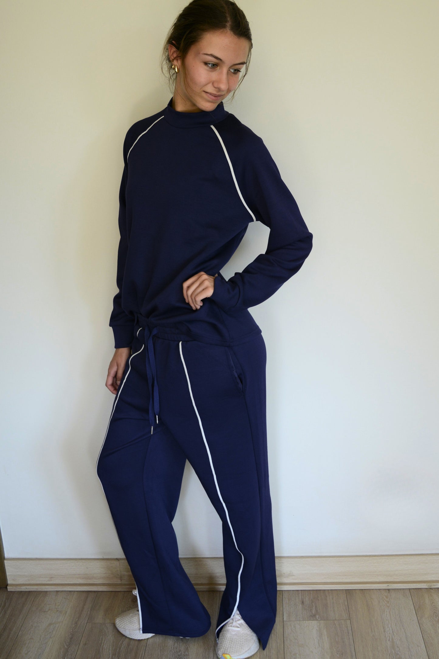 Pantalón de buzo Azul Navy tela soft
