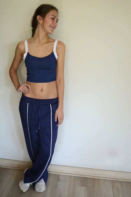 Pantalón de buzo Azul Navy tela soft