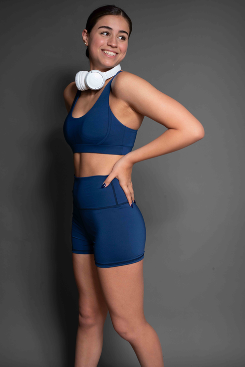 Calza corta tiro alto Soul Azul Navy