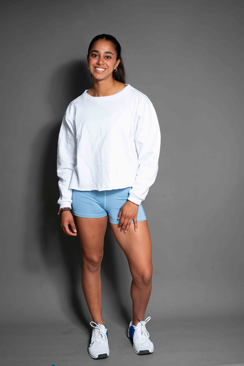 Calza corta tiro alto Soul Celeste