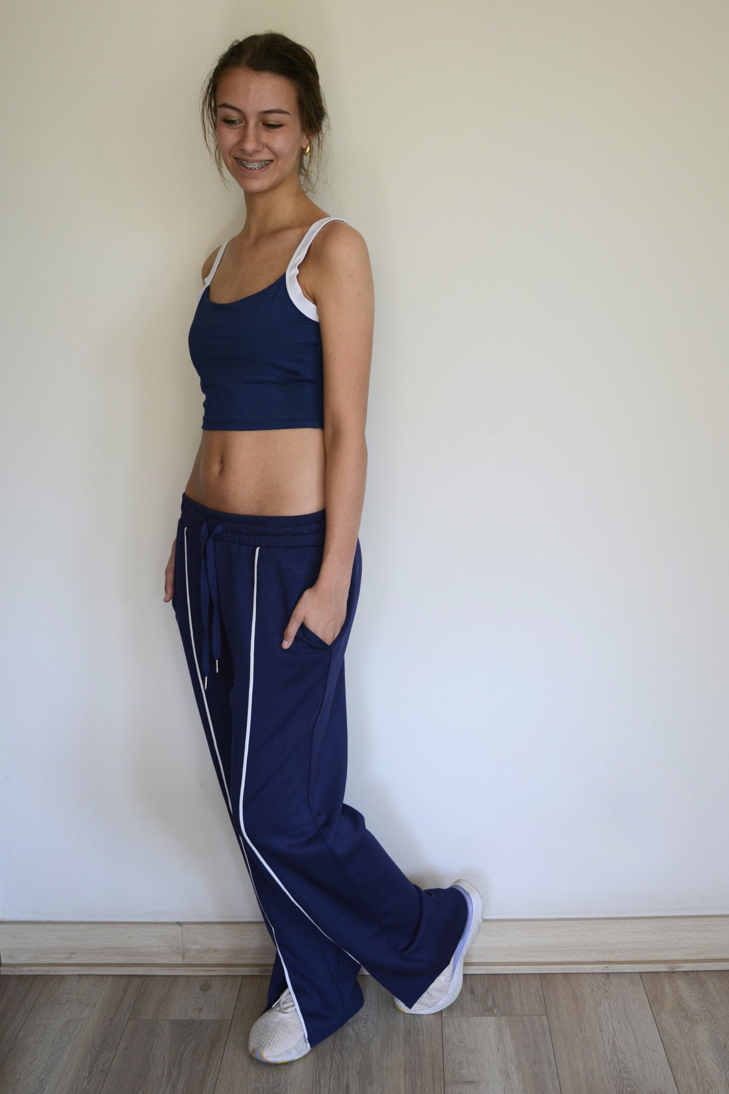 Pantalón de buzo Azul Navy tela soft