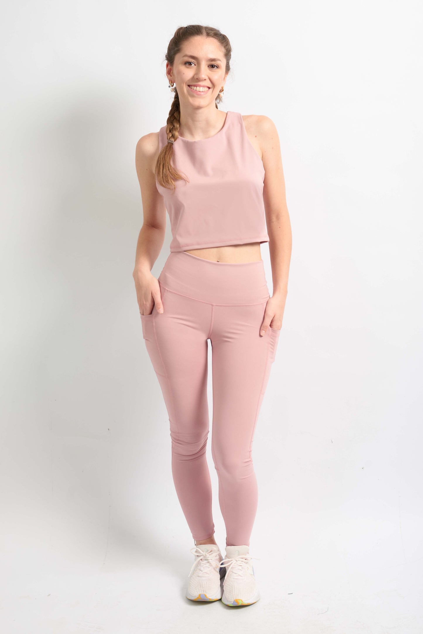 Crop Top Rosa Latte