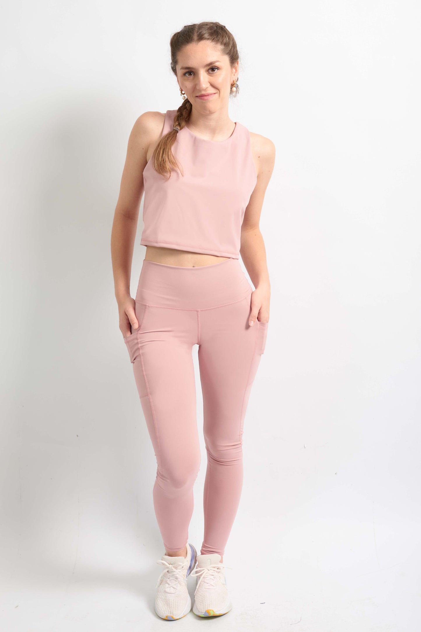 Crop Top Rosa Latte