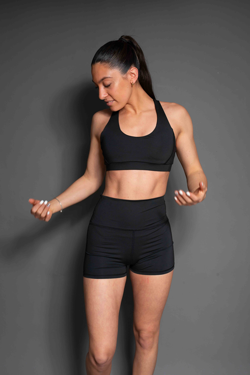 Peto Mujer Cross Back Soul Negro
