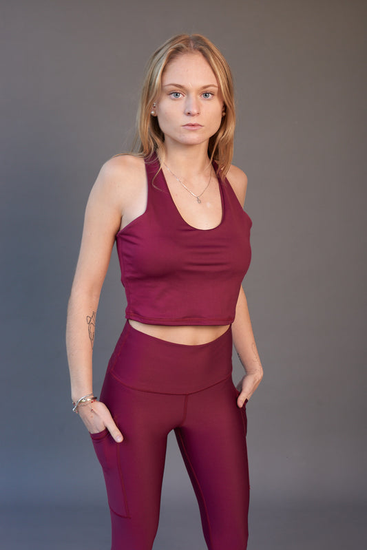 Peto Largo, Tank Top Mujer Uva Morado