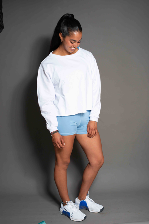 Poleron blanco – zing activewear