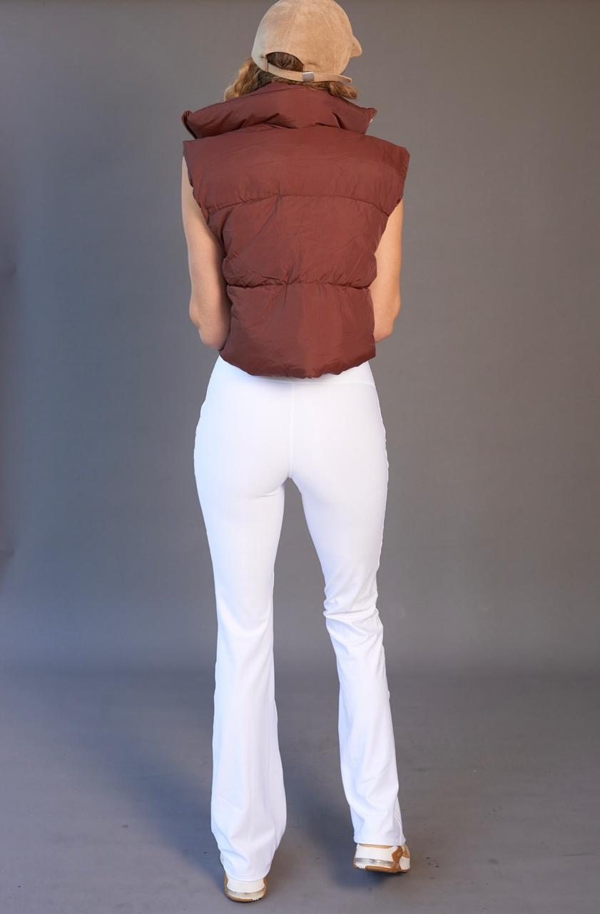 Parca puffa Deportiva Coffe café