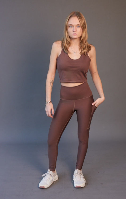 Leggins Calza Café Moka  Larga
